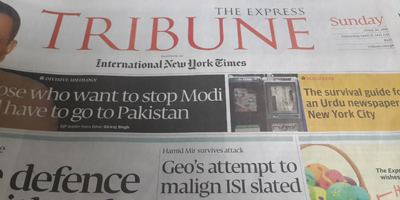 Express Tribune takes on Jang Group for maligning ISI